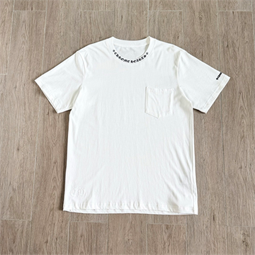 chrome hearts neck script graphic pocket short sleeve t-shirt
